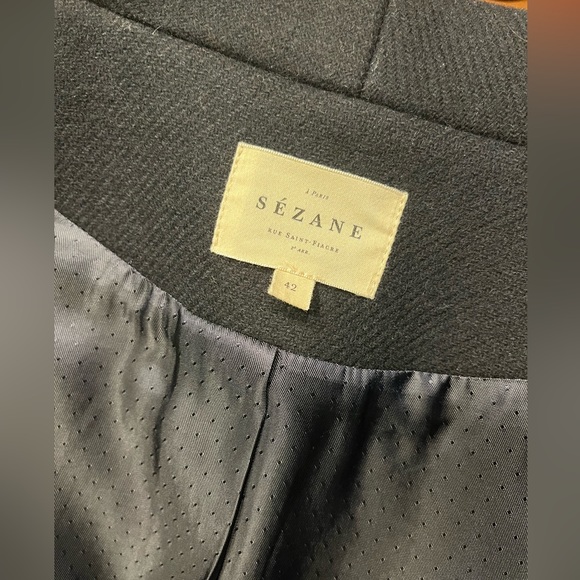 James jacket sezane Navy - Picture 4 of 6